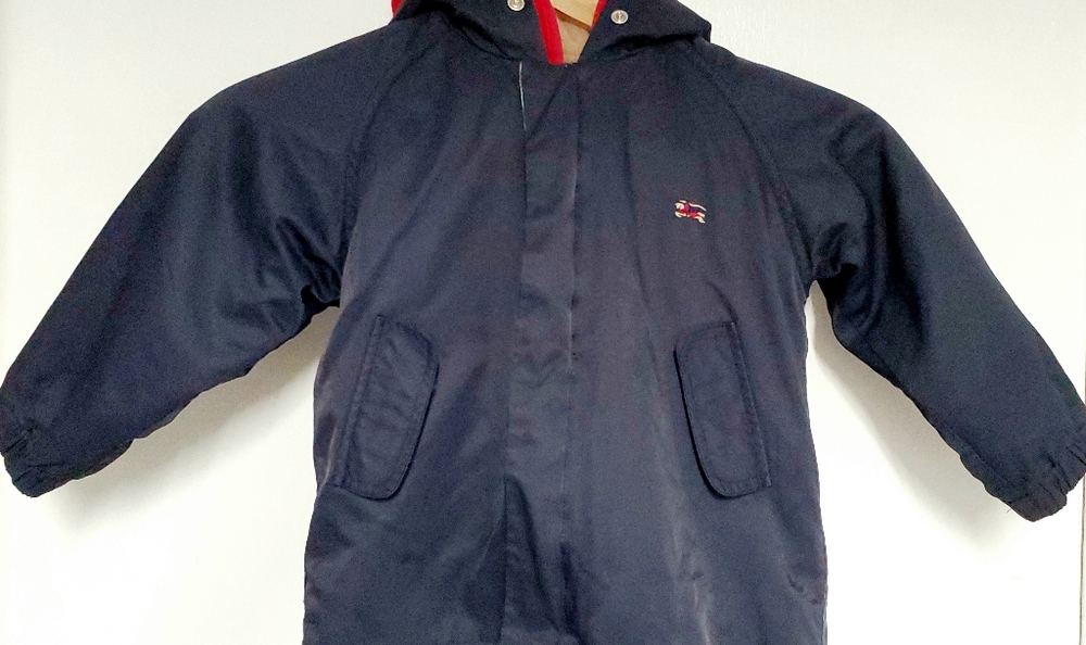 Burberry Children’s Boys Blue Nova Check Coat with Liner Jacket - Size 2.